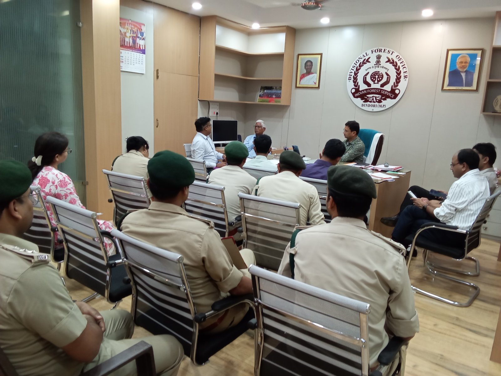 Institutional Coordination Meeting with the Divisional Forest Officer, Dindori