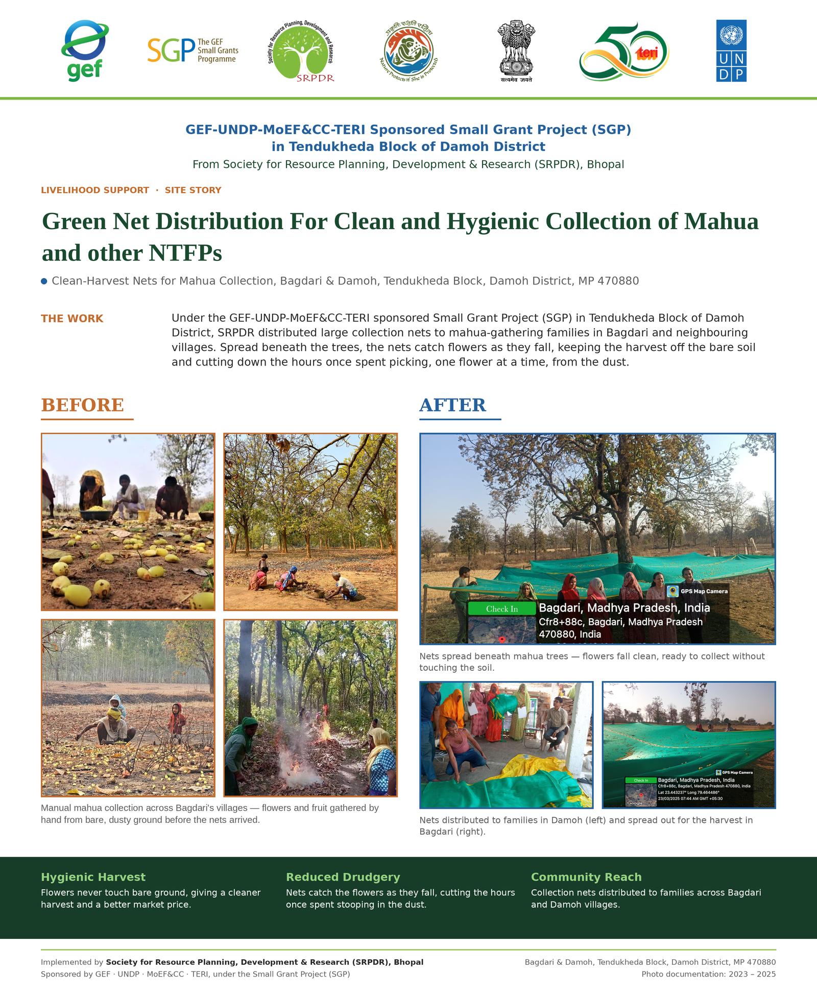 Green Net Innovation for Sustainable Mahua Harvesting and Livelihood Enhancement